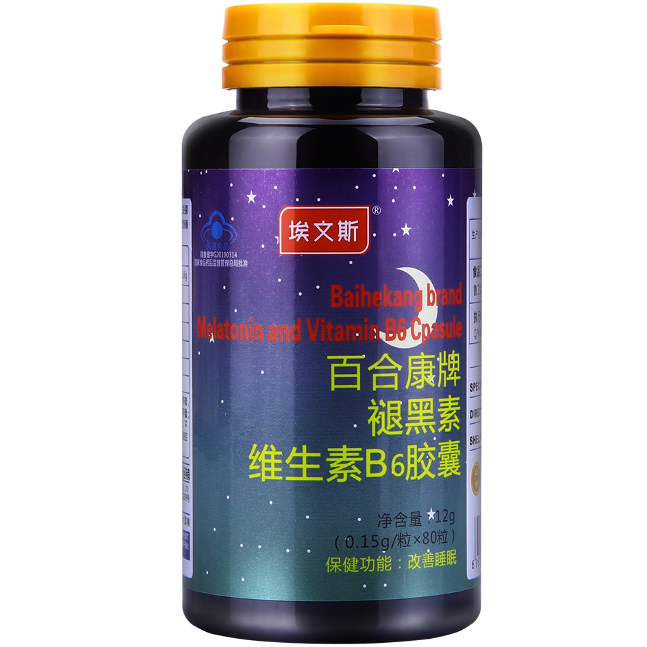 埃文斯褪黑素維生素B6膠囊